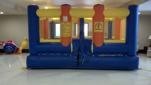Bounce House in our church basement
